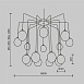 Подвесной светильник Maytoni Branch MOD176PL-16G - фото