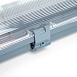 Светильник накладной IP64, 220V, 2*60Вт  2*Е27, белый , серии Альтан, ФБУ 05-2*20-001 - фото