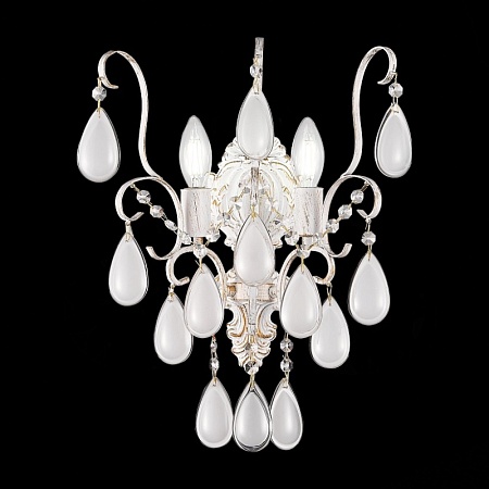 Светильник настенный Золотистый/Белый матовый E14 2*60W SLE160301-02 - фото