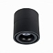 Светильник потолочный Черный LED 1*12W 3000K 1 000Lm Ra>90 36° IP20 D100xH105 170-240VV ST652.432.12 - фото