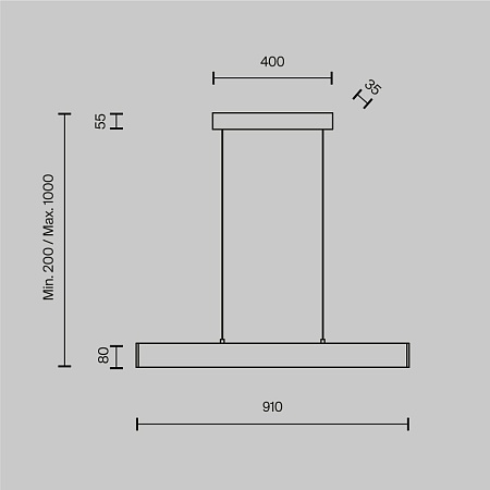Подвесной светильник Technical Step P010PL-L23W - фото