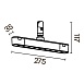 Трековый светильник Technical TR203-1-10W3K-S-B - фото