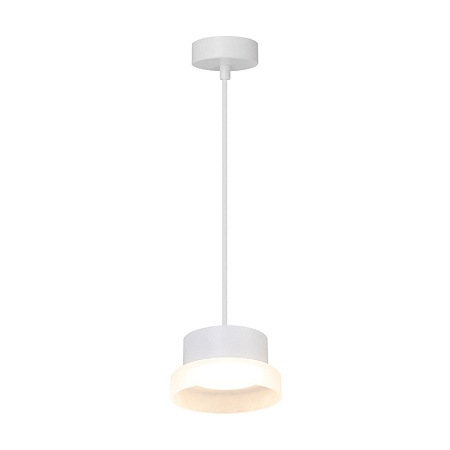 Светильник потолочный Feron Barrel HL4608 OPAL levitation 12W, 230V, GX53, белый, на подвесе 1,7 м - фото