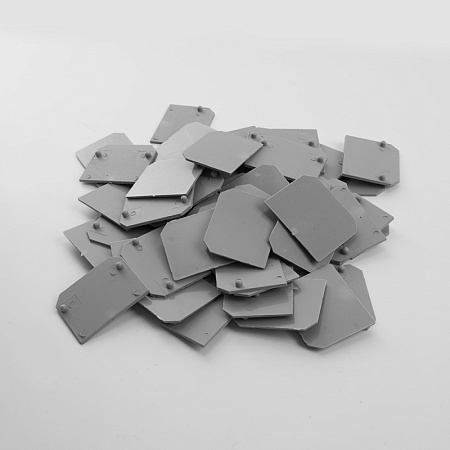 LD557-1-25 Торцевая заглушка для ЗНИ 2,5 мм (JXB 2,5), серый STEKKER - фото