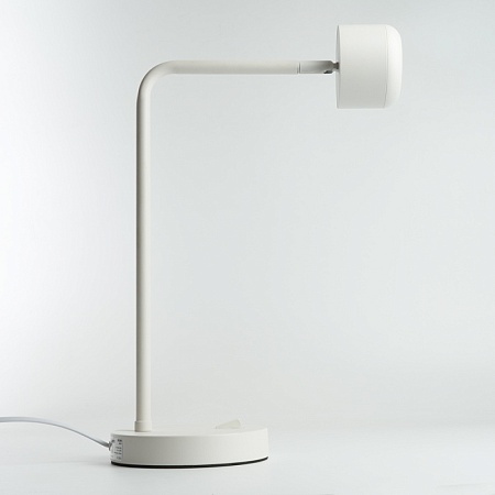 Светильник под лампу настольный Feron DE365 ECHO 12W, 230V, GX53, белый, с  антибликовой сеточкой - фото