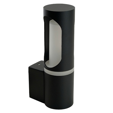 Светильник садово-парковый Feron DH1101 15W, на стену вверх, GU10 230V, черный - фото