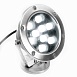 Светодиодный прожектор подводный Feron LL-824, 9W, AC/DC24V, низковольтный, 6400K, металлик, 143*75*170mm, IP68 - фото