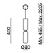 Подвесной светильник Maytoni Memory MOD177PL-01G - фото