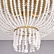 Люстра Jacqueline Clear Flush-Mount Brass Imperiumloft 186173-22 - фото