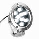 Светодиодный прожектор подводный Feron LL-824, 9W, AC/DC24V, низковольтный, 6400K, металлик, 143*75*170mm, IP68 - фото
