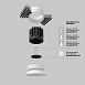 Встраиваемый светильник Technical Round DL058-7W3K-TRS-W - фото
