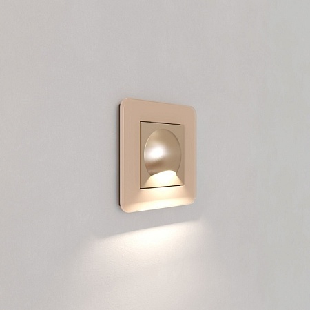 Встраиваемая LED подсветка МУН шампань W1154411 - фото