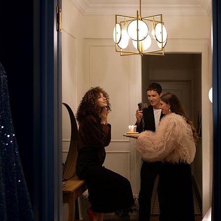 Подвесной светильник Maytoni Marmo MOD099PL-06G - фото