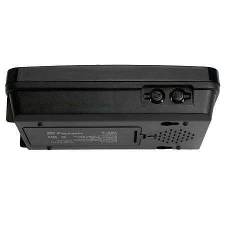 Звонок дверной беспроводной Feron E-381 Электрический 38 мелодий черный с питанием от батареек - фото