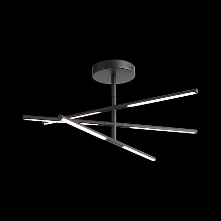 Светильник потолочный ST-Luce Черный/Белый LED 3*12W 3200K SL1580.403.03 - фото