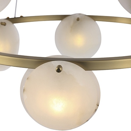 Светильник подвесной ST-Luce Латунь/Алебастр G9 14*5W 4000K SL1520.303.14 - фото