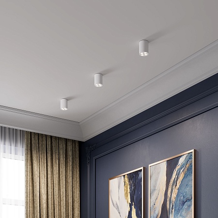 Светильник потолочный светодиодный Points 7W 4000K белый 25111/LED Elektrostandard - фото
