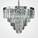 Люстра Rh 1920S Odeon Clear Glass Fringe Chandelier D80 Chrome Imperiumloft 228793-22 - фото