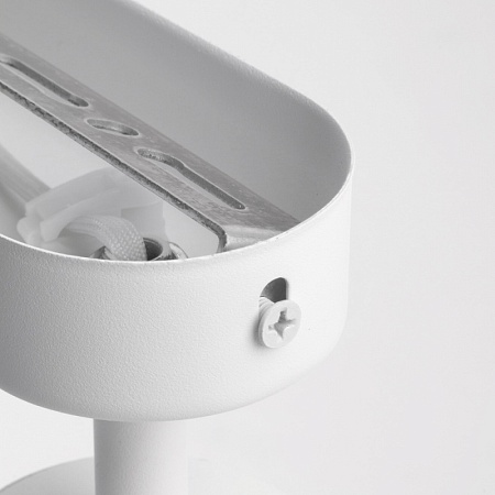 Светильник Feron ML1863 ZEN светильник настенно-потолочный под лампу  GU10, белый, хром - фото