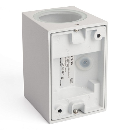 Светильник садово-парковый Feron DH050,на стену, GU10 230V, белый - фото