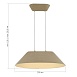 Светильник подвесной ST-Luce Бежевый,Белый/Бежевый,Белый LED 1*12W SL3001.713.01 - фото