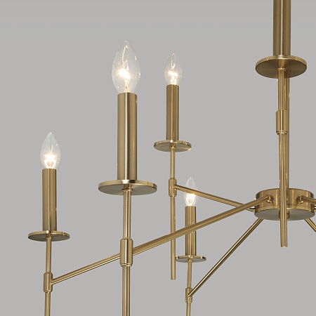 Потолочный светильник Eurosvet 60142/9 латунь - фото