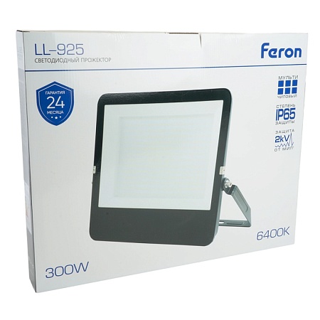 Светодиодный прожектор Feron LL-926 IP65 300W 6400K - фото