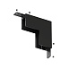 TR2108-BK Угол стена-потолок накладной SMART, черный - фото