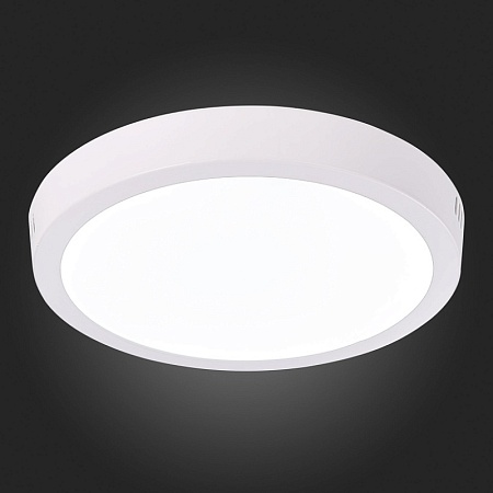 Светильник настенно-потолочный Белый LED 1*18W 3000K 1 225Lm Ra80 120° IP20 D210xH28 90 ST112.532.18 - фото