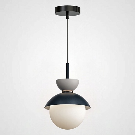 Подвесной Светильник Pompon Белый - Черный Imperiumloft 179666-26 - фото