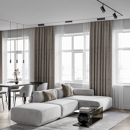 Шинопровод встраиваемый 2 м Slim Magnetic 85132/00 Elektrostandard - фото