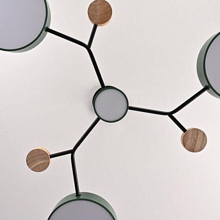 Люстра На Штанге Meade 4 Lamps Green Imperiumloft 207855-26 - фото