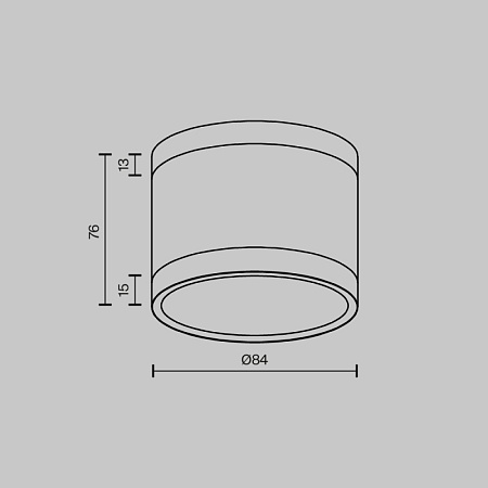 Потолочный светильник Technical C120CL-GX53-W - фото