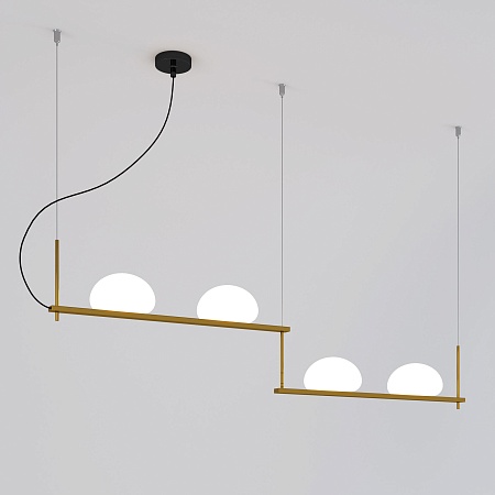 Подвесной светильник Eurosvet 70145/4 латунь - фото