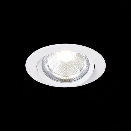 Св-к встр. Белый LED 1*24W 3000K 1 800Lm Ra80 36° IP20 D138xH88 220-240V ST211.538.24.36 - фото