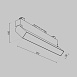 Трековый светильник Technical Basis Rot TR013-2-20W4K-B - фото