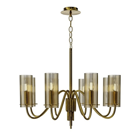 Светильник подвесной ST-Luce латунь/коньячный E14 8*40W SL2005.303.08 - фото