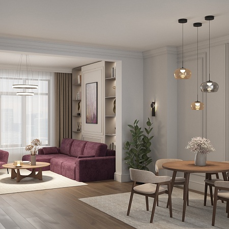 Потолочный подвесной светильник Denkirs DK6741-BK+AM - фото