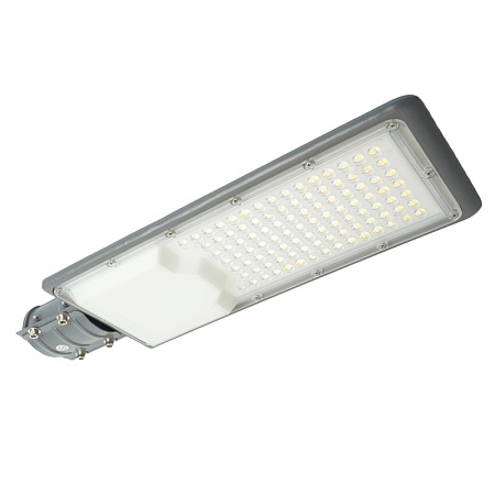 Светодиодный уличный консольный светильник Feron SP3034 80W 6400K 230V, серый - фото