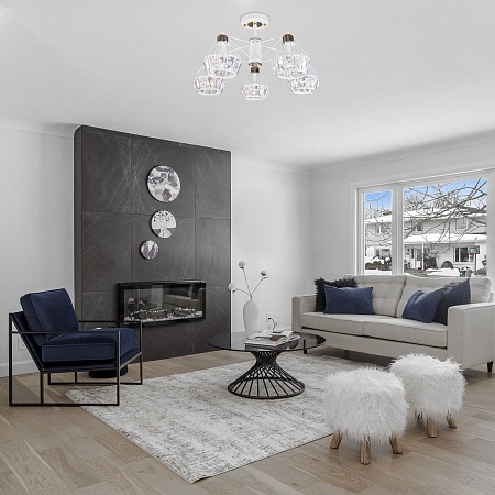 Потолочный светильник Eurosvet 70075/5 белый - фото