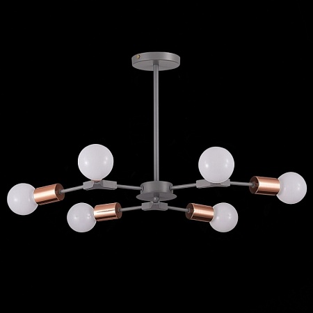 Светильник потолочный Серый, Розовое золото E27 6*60W SLE106403-06 - фото