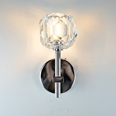 Бра Boule De Cristal Single Sconce Chrome Imperiumloft 156370-22 - фото