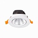 Св-к встр. Белый LED 1*6W 4000K 480Lm Ra80 24° IP20 D86xH50 220-240V ST211.548.06.24 - фото