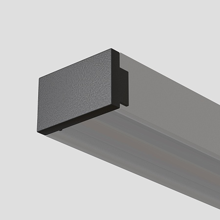 Заглушка для накладного шинопровода, 2 шт. Basity, черный - фото