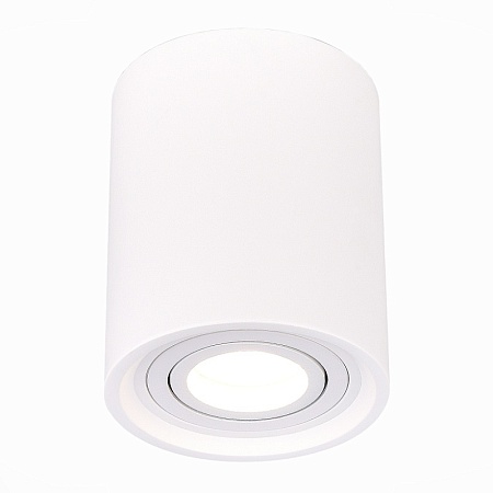 Светильник потолочный Белый GU10 1*50W IP20 D100xH120 180-240V Без ламп ST156.502.01 - фото