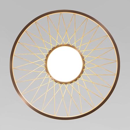 Подвесной светильник Eurosvet 40016/1 LED коричневый - фото