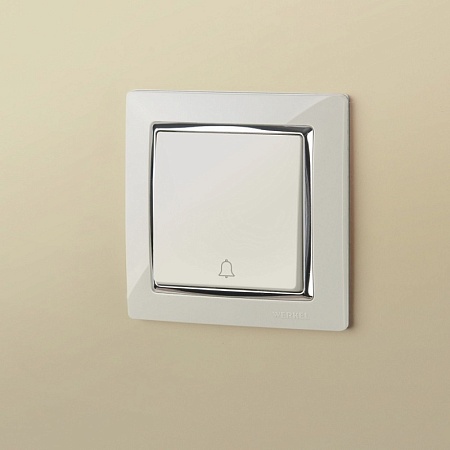 Кнопка звонка (слоновая кость) W1114503 - фото