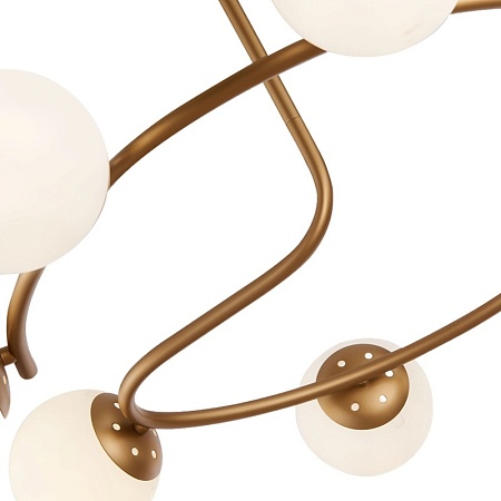 Светильник потолочный Золотистый/Белый E14 8*40W SLE220602-08 - фото