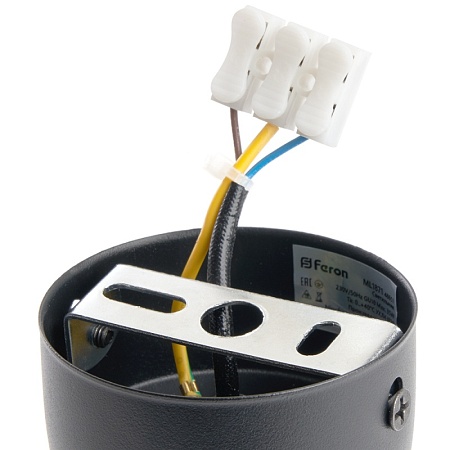 Светильник Feron ML1871 PIXEL настенно-потолочный под лампу GU10, чёрный - фото