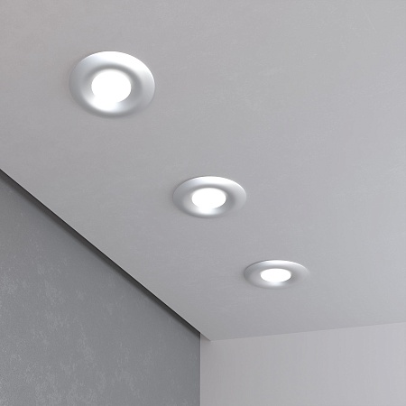 Встраиваемый точечный светильник 123 MR16 серебро Elektrostandard - фото